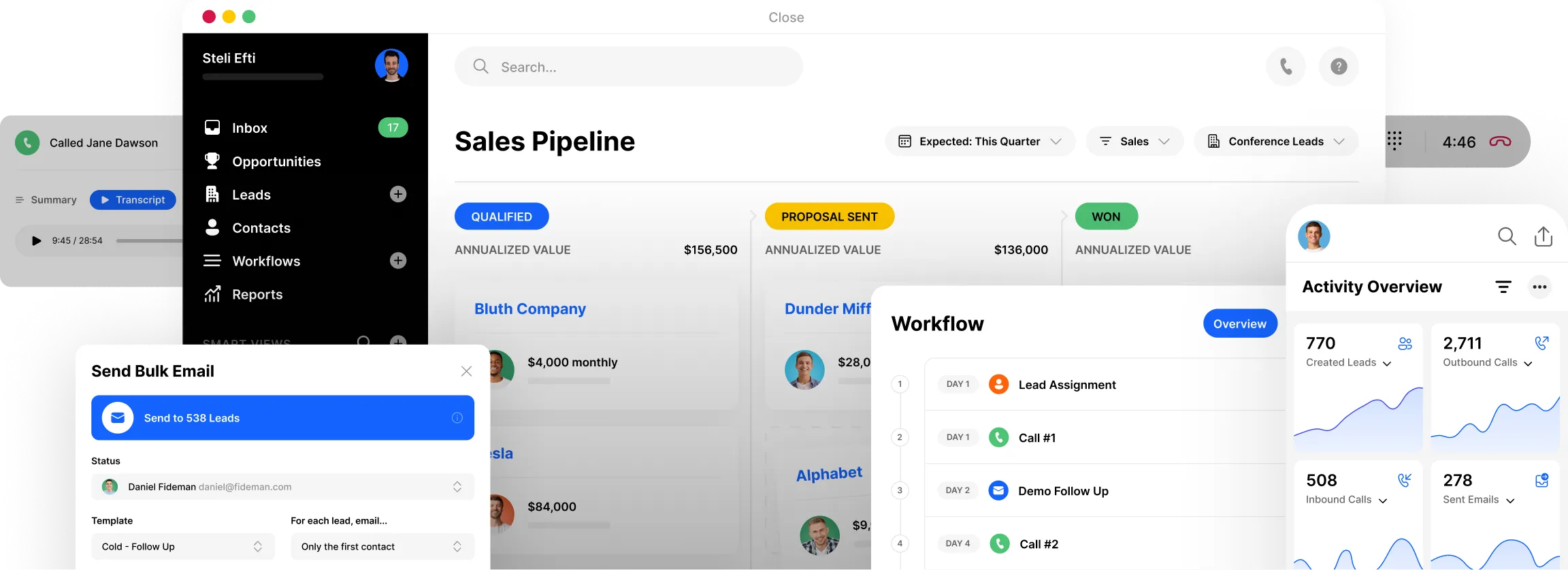 small business close crm hero