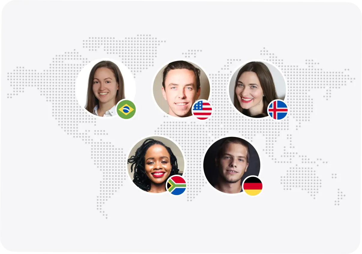 Close CRM support team map
