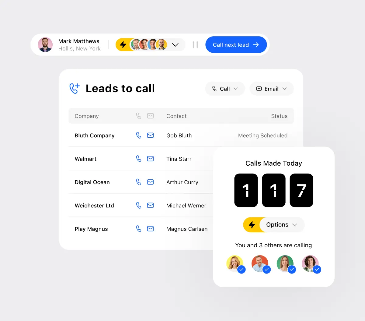 Power Dialer smart view