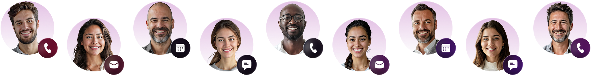 New Close users connecting by phone, email, SMS, and meetings