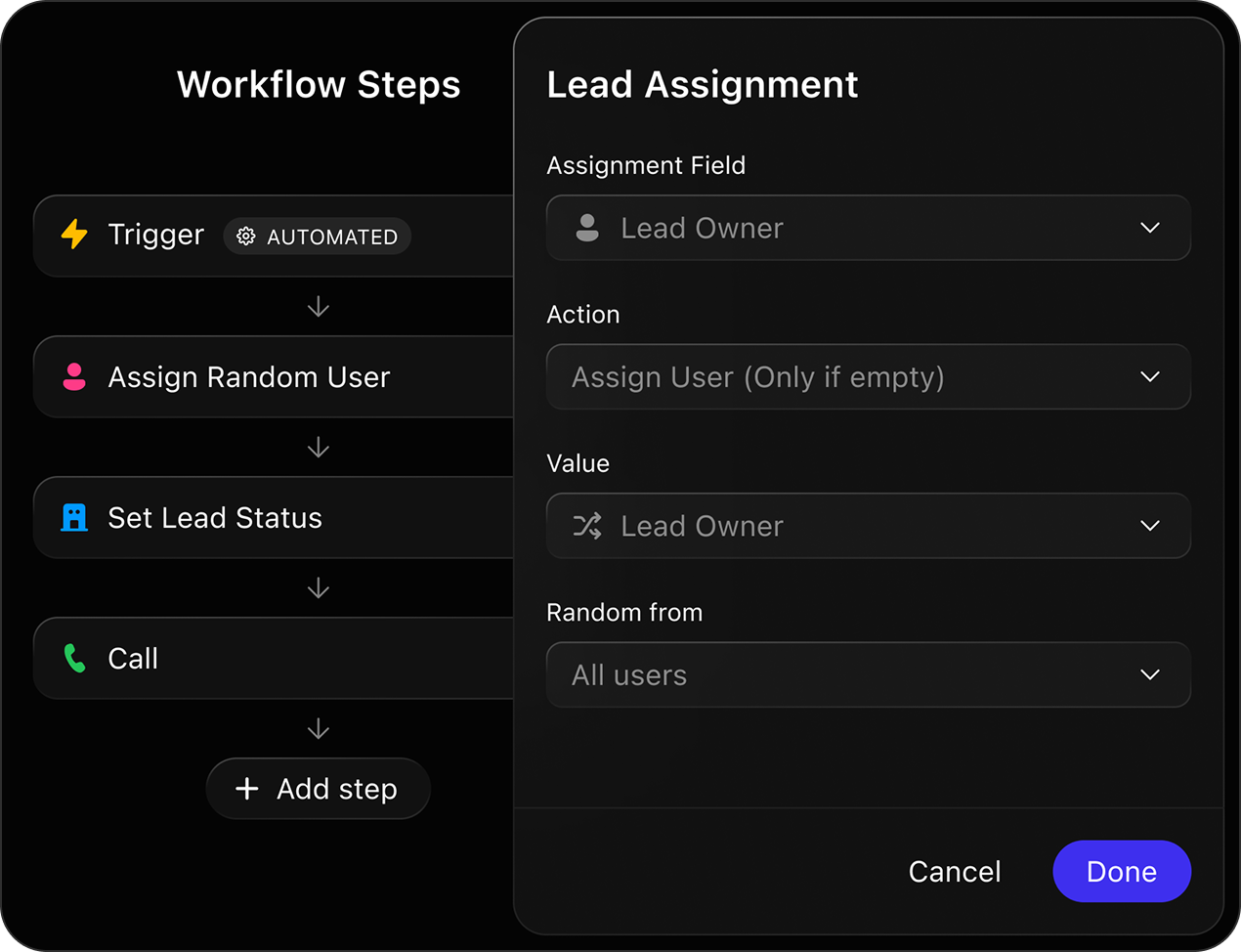 Sales Playbook Builder UI preview