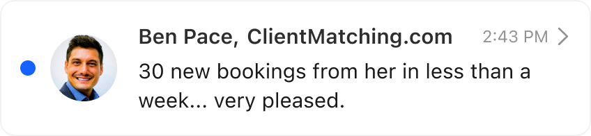 Email — Matt Young, CMO, Underground Ecom: "We were looking to hire a C-level assistant but now with Close we don't have to."