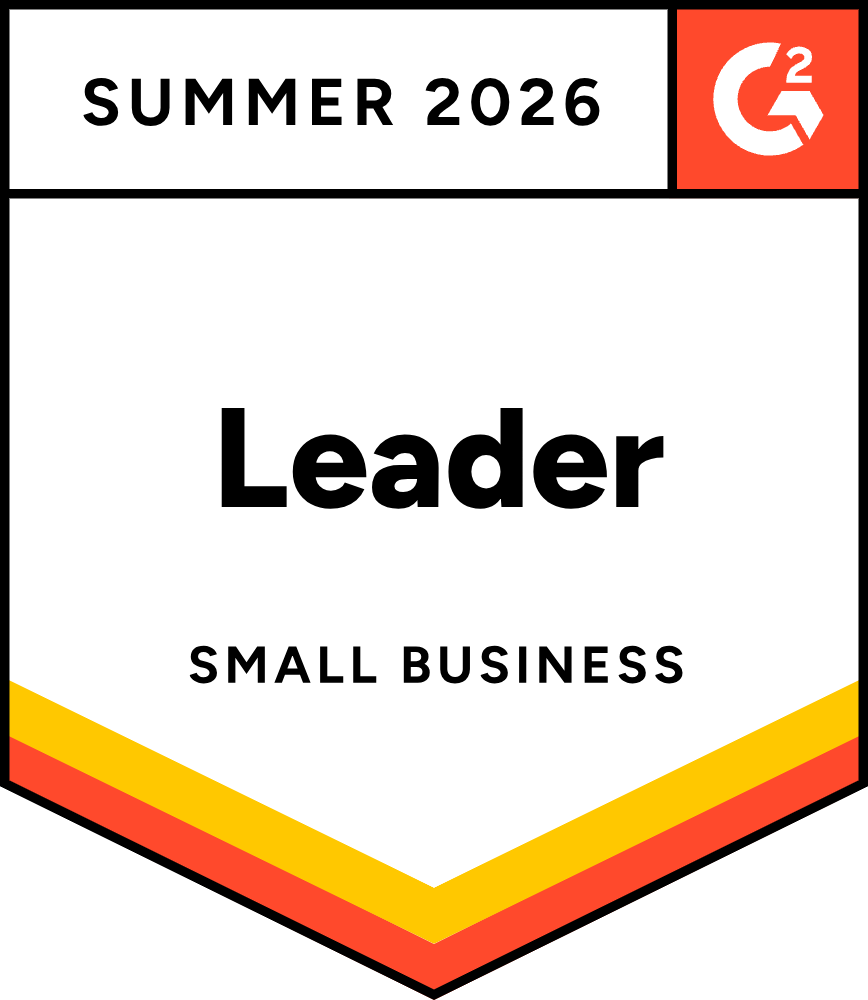 G2 Summer 2026 medal — Leader, Small Business